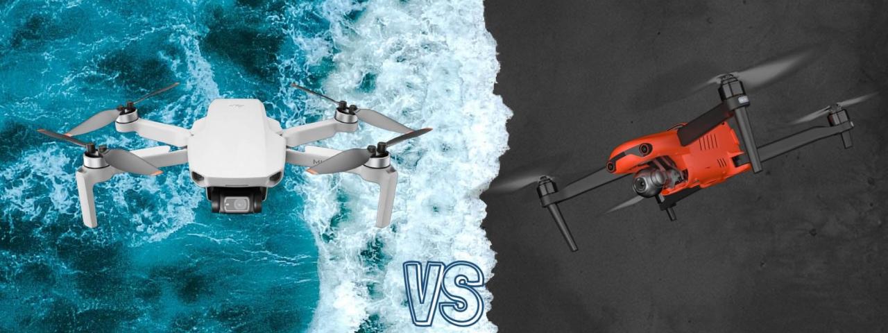 DJI Mini 2 vs Autel Evo II 8K Camera Drone Spec Comparison