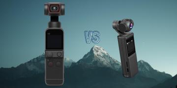 DJI Pocket 2 vs Keelead P6A Gimbal Action Camera Spec Comparison