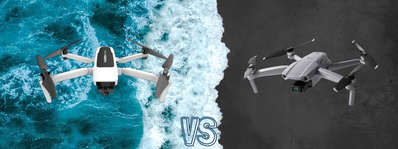 DJI Mavic Air 2 vs Hubsan Zino 2 Camera Drone Comparison