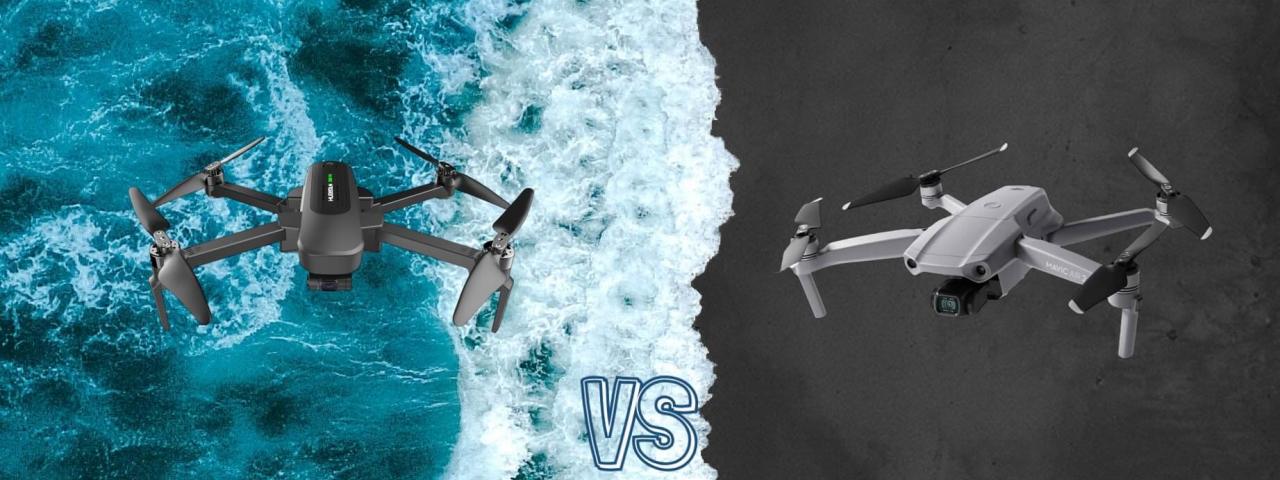 DJI Mavic Air 2 vs Hubsan Zino Pro Camera Drone Comparison