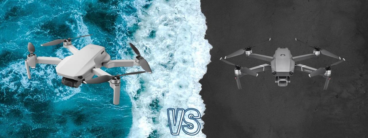 DJI Mavic Mini vs DJI Mavic 2 Pro Drone Comparison