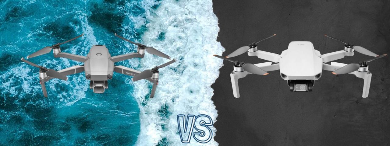 DJI Mini 2 vs DJI Mavic 2 Pro Camera Drone Spec Comparison