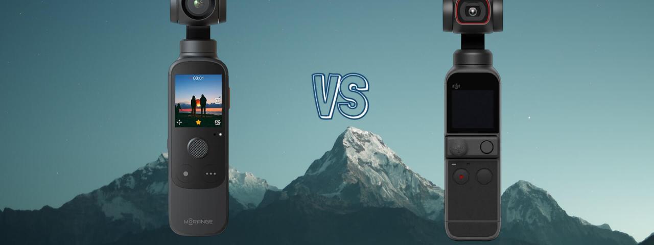DJI Pocket 2 vs Morange M1 Pocket Gimbal Camera Comparison