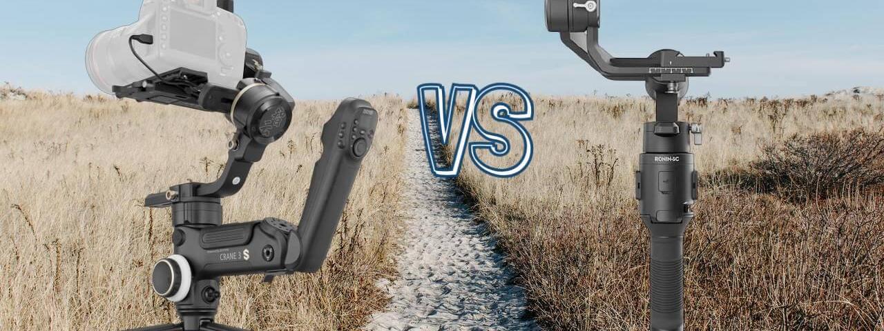 DJI Ronin SC vs Zhiyun Crane 3S Camera Gimbal Spec Comparison