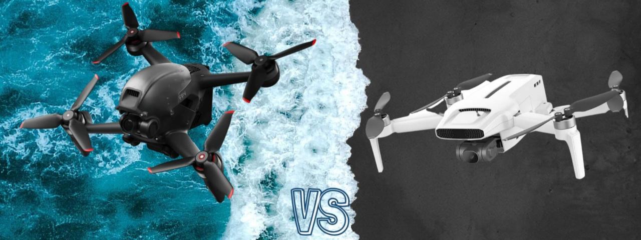 Fimi X8 Mini vs DJI FPV Camera Drone Spec and Feature Comparison