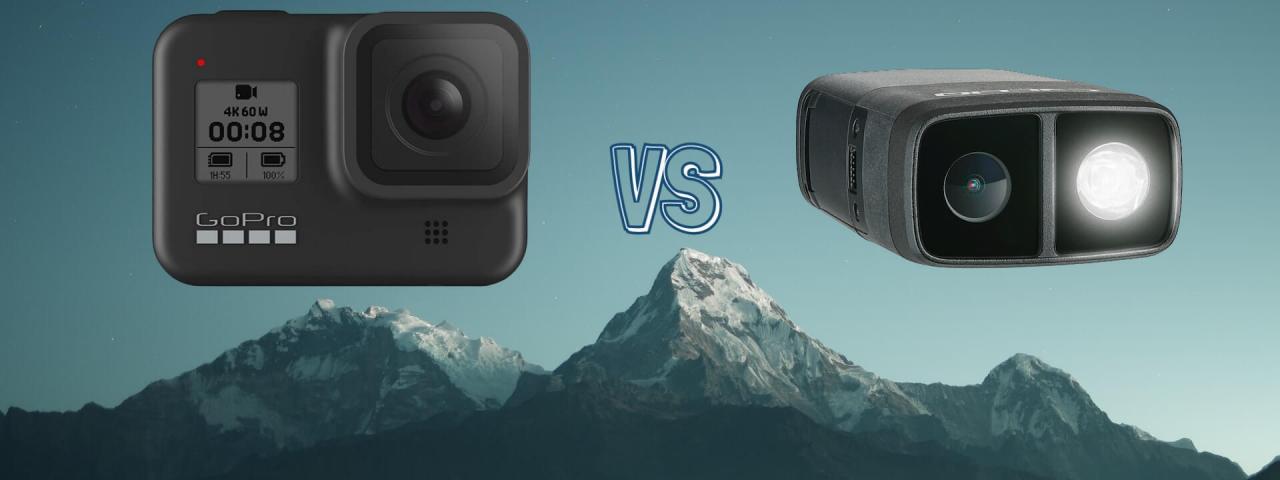 GoPro Hero 8 Black vs Cycliq Fly12 CE Action Camera Comparison