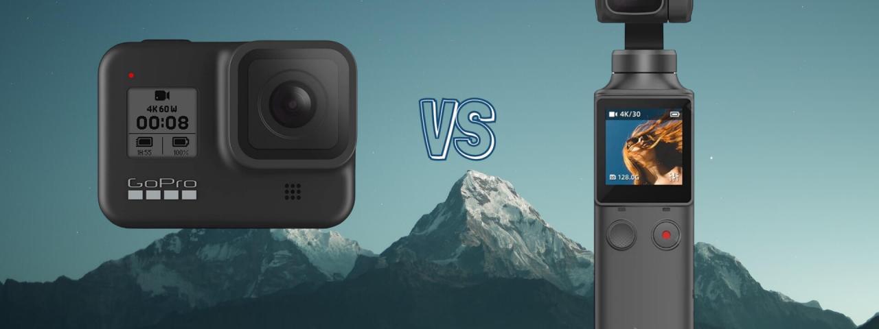 GoPro Hero 8 Black vs Xiaomi Fimi Palm Action Camera Comparison
