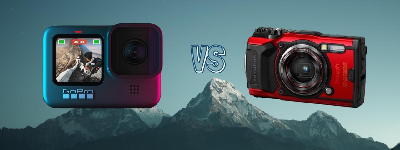 GoPro Hero 9 Black vs Olympus Tough TG6 Action Camera Spec Comparison