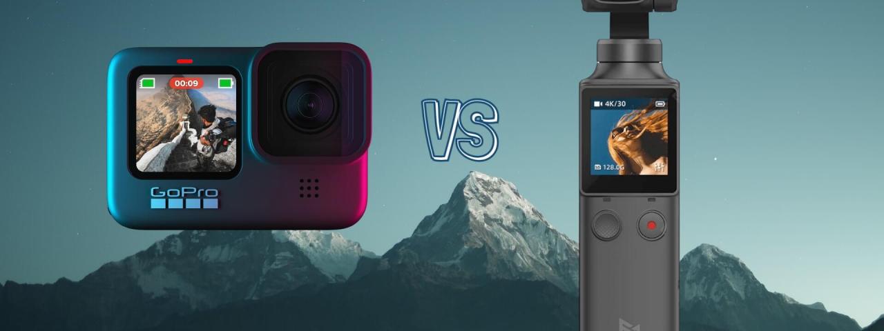 GoPro Hero 9 Black vs Xiaomi Fimi Palm Action Camera Spec Comparison