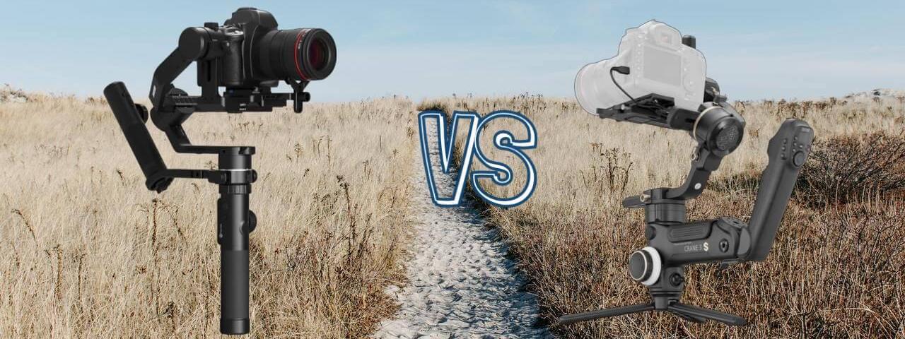 Zhiyun Crane 3S vs Feiyu Tech AK4500 Camera Gimbal Spec Comparison