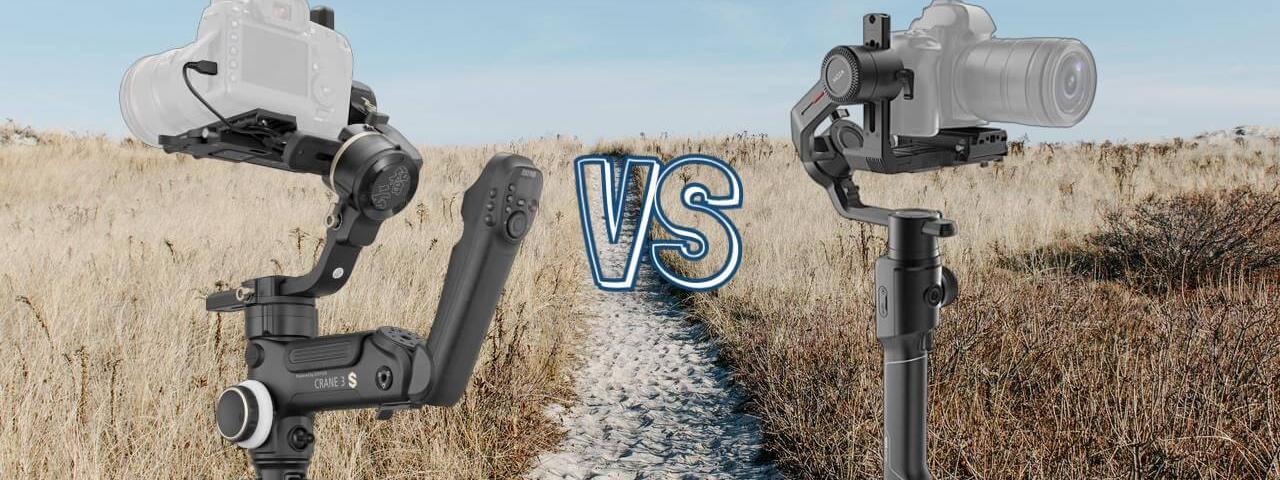 Zhiyun Crane 3S vs Moza Air 2 Camera Gimbal Spec Comparison
