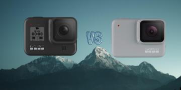 GoPro Hero 8 Black vs GoPro Hero 7 White Action Camera Comparison