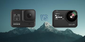 GoPro Hero 8 Black vs SJ9 Strike Action Camera Comparison