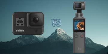 GoPro Hero 8 Black vs Xiaomi Fimi Palm Action Camera Comparison