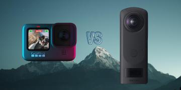 GoPro Hero 9 Black vs Ricoh Theta Z1 Action Camera Spec Comparison