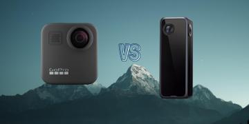 GoPro Max 360 vs Labpano Pilot One 360 Action Camera Spec Comparison